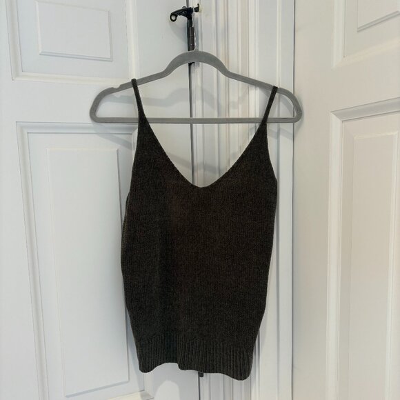 Julie Billiart Olive green Spaghetti strap Top - Picture 1 of 3